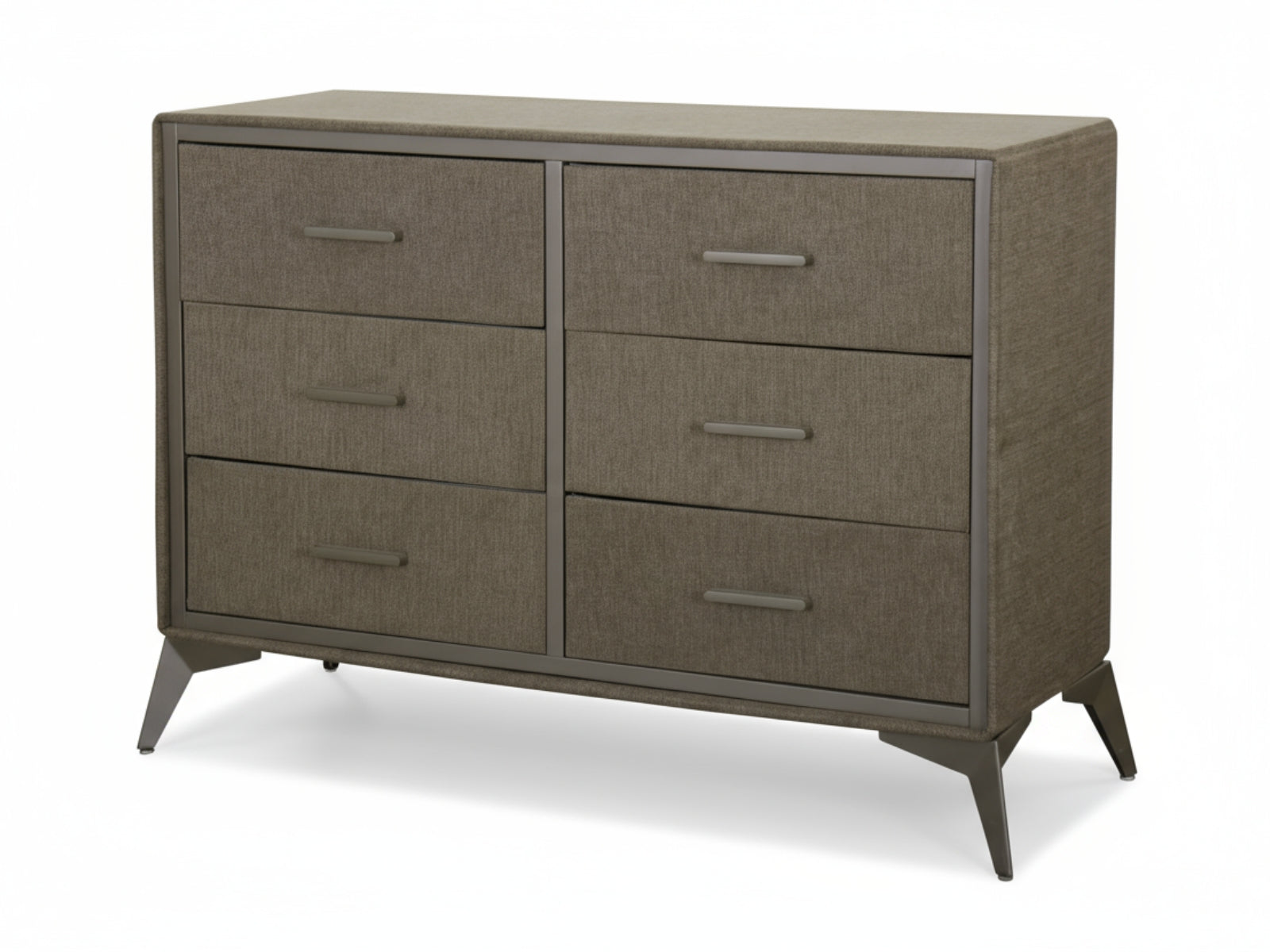 Delani 6-Drawer Lowboy - Brown