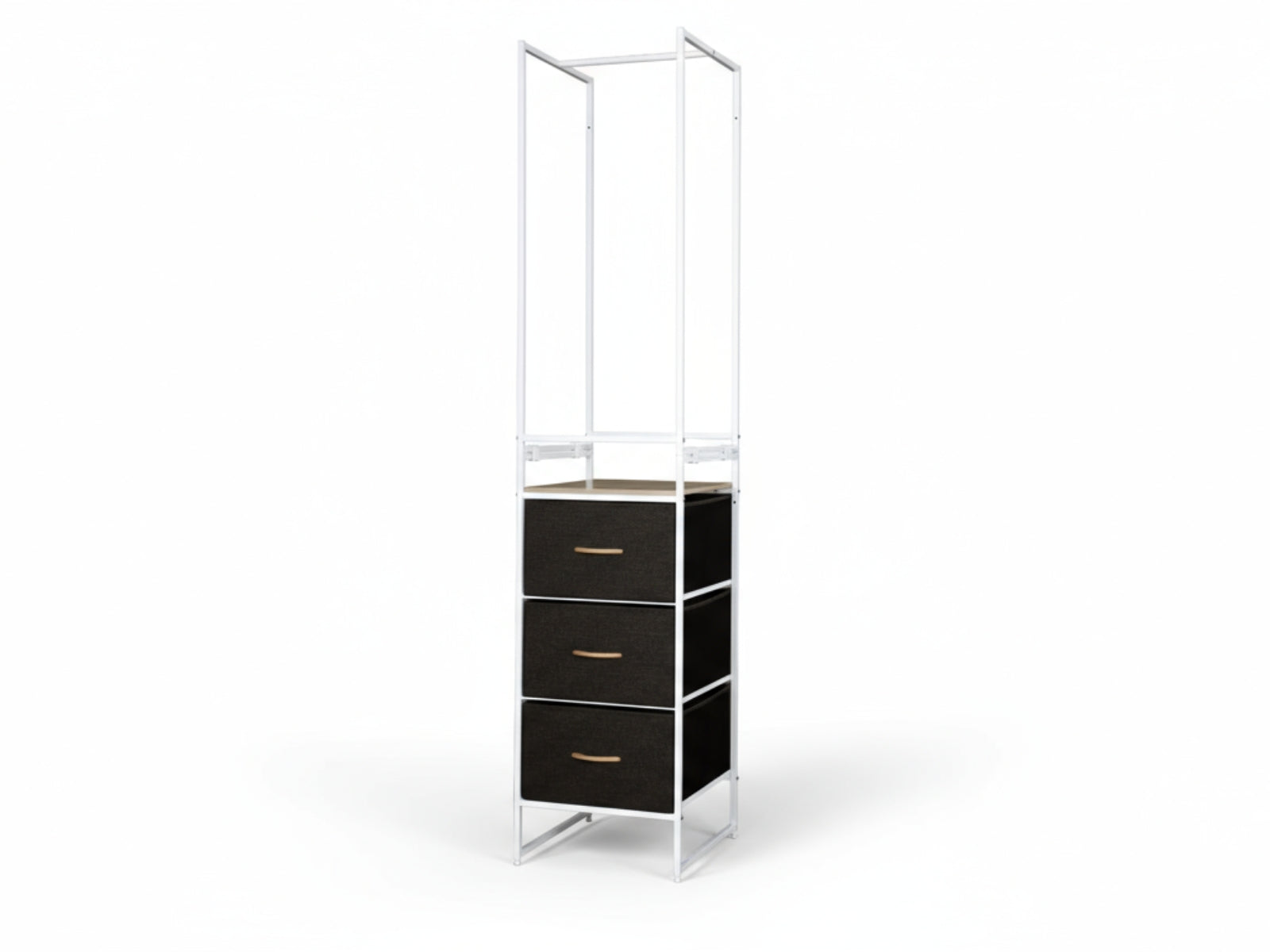 Delani Open Wardrobe with 3 Drawers