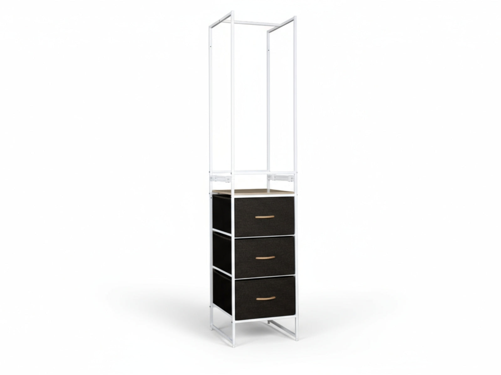 Delani Open Wardrobe with 3 Drawers