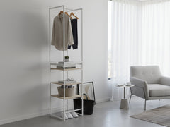 Delani Open Wardrobe with Shelves
