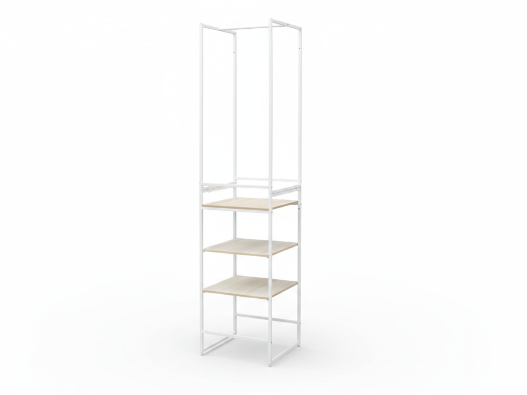 Delani Open Wardrobe with Shelves