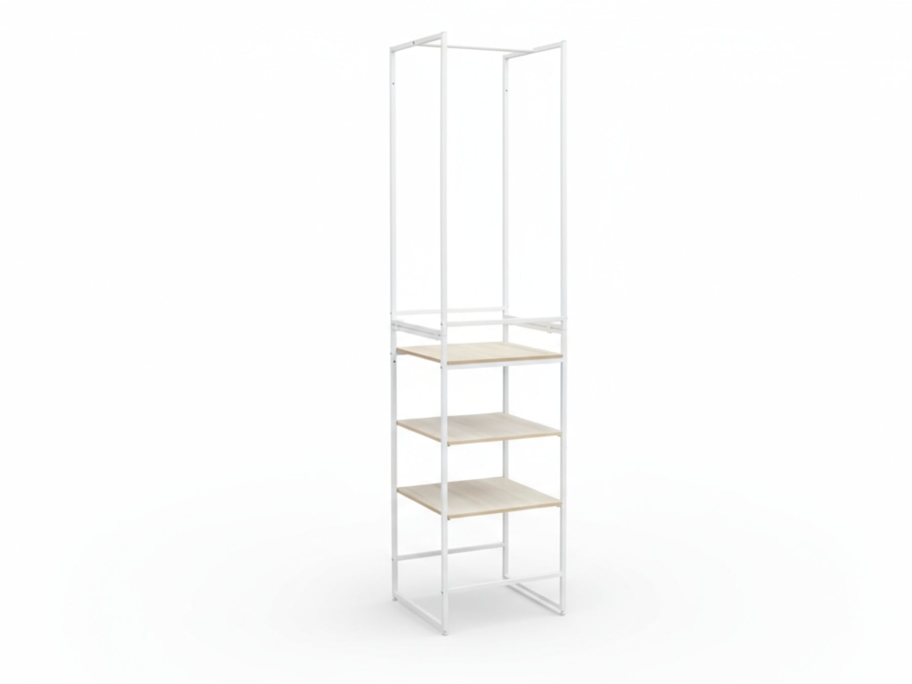 Delani Open Wardrobe with Shelves