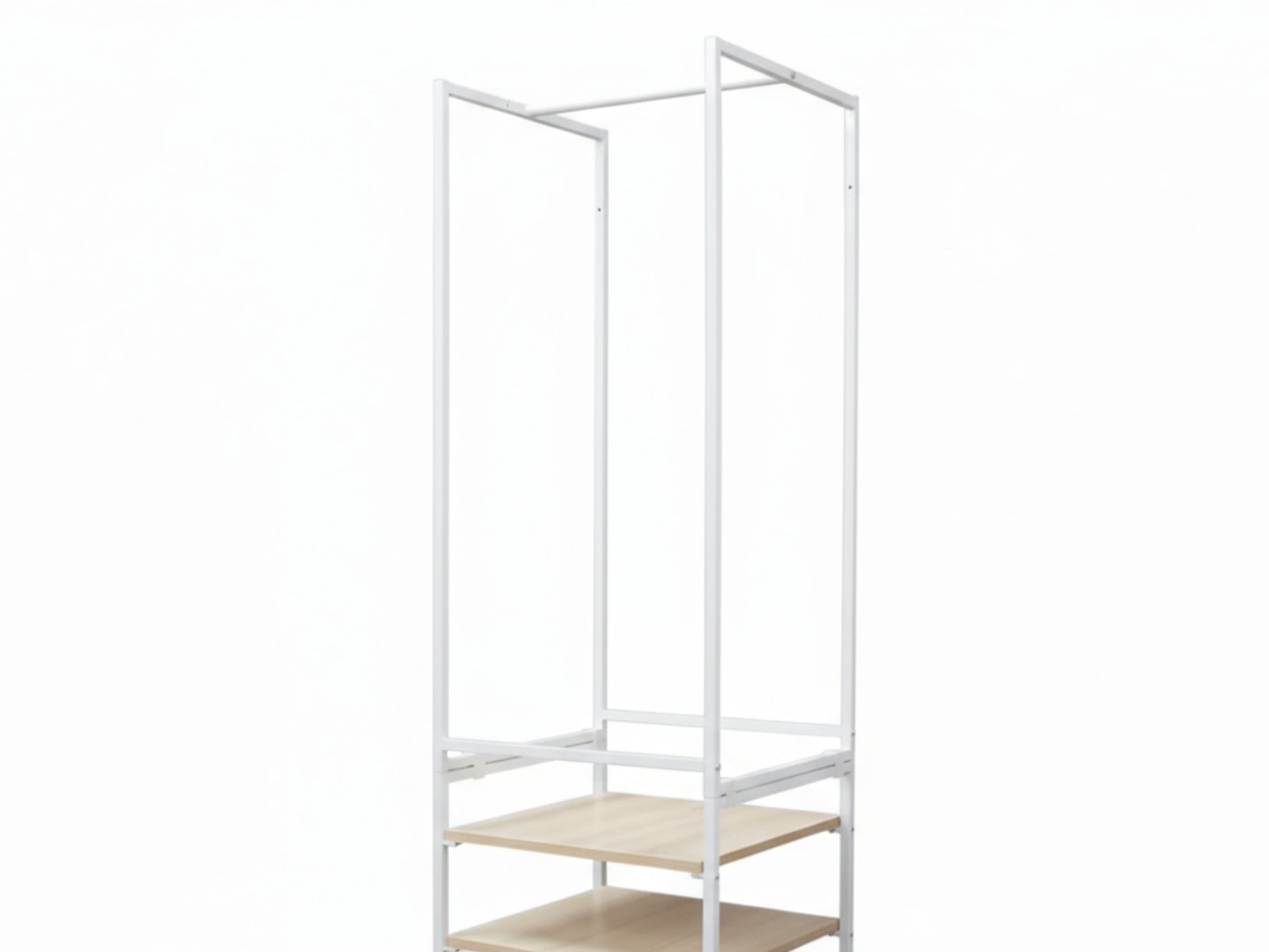 Delani Open Wardrobe with Shelves