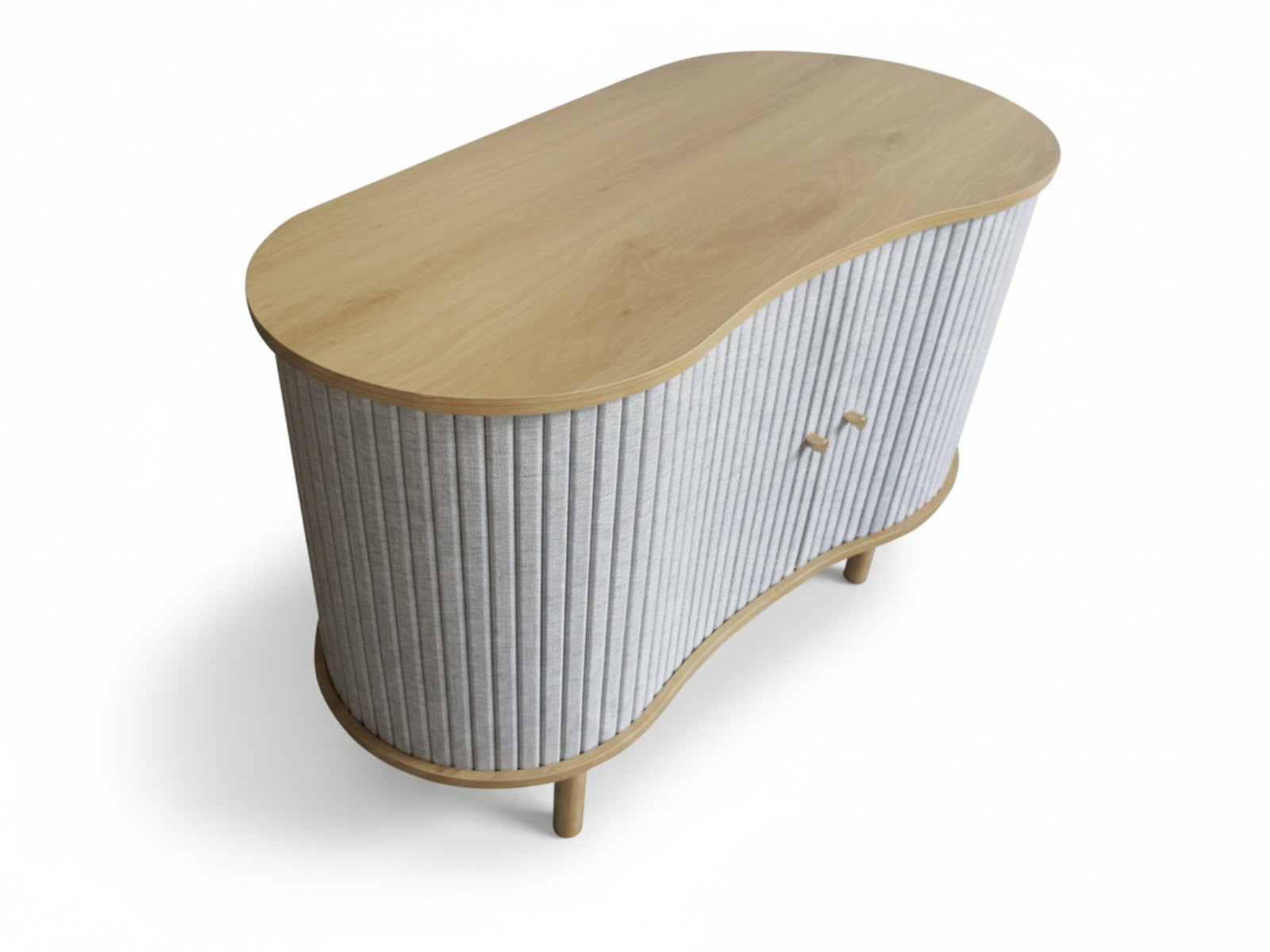 Ayla Tambour Sideboard - 100 cm