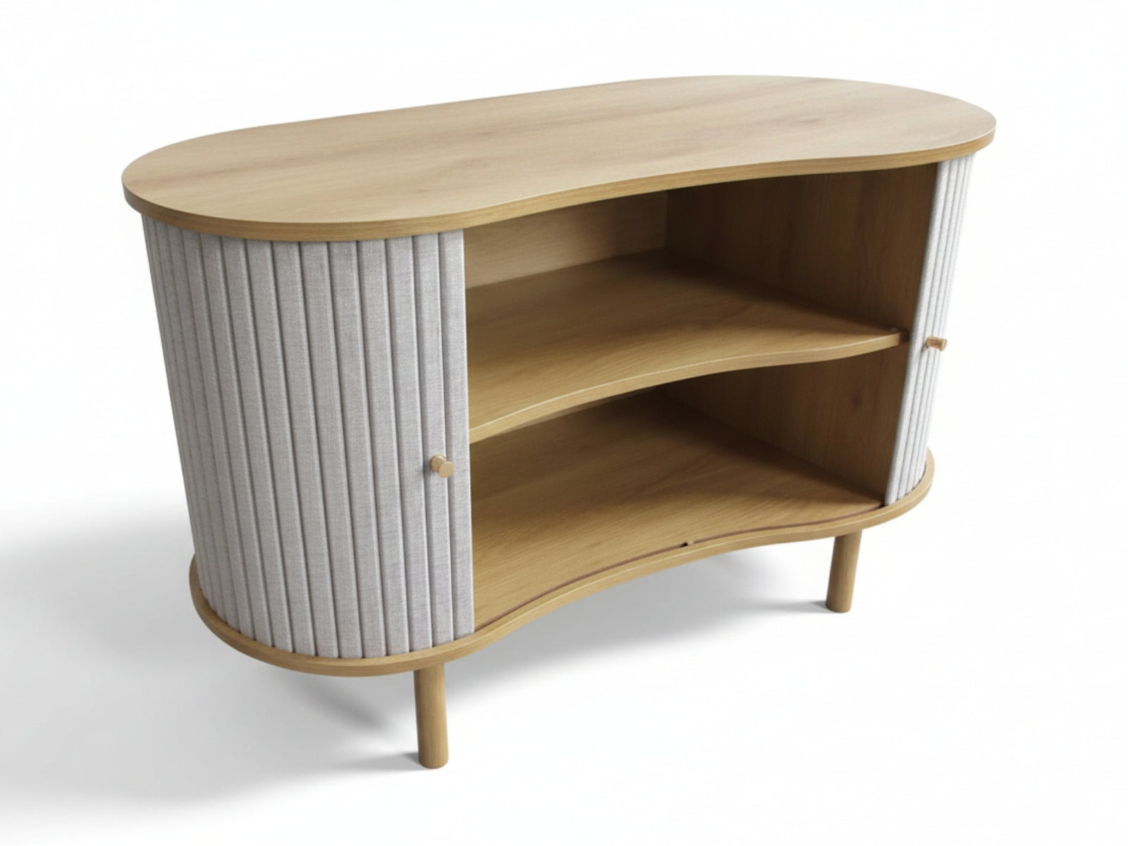 Ayla Tambour Sideboard - 100 cm