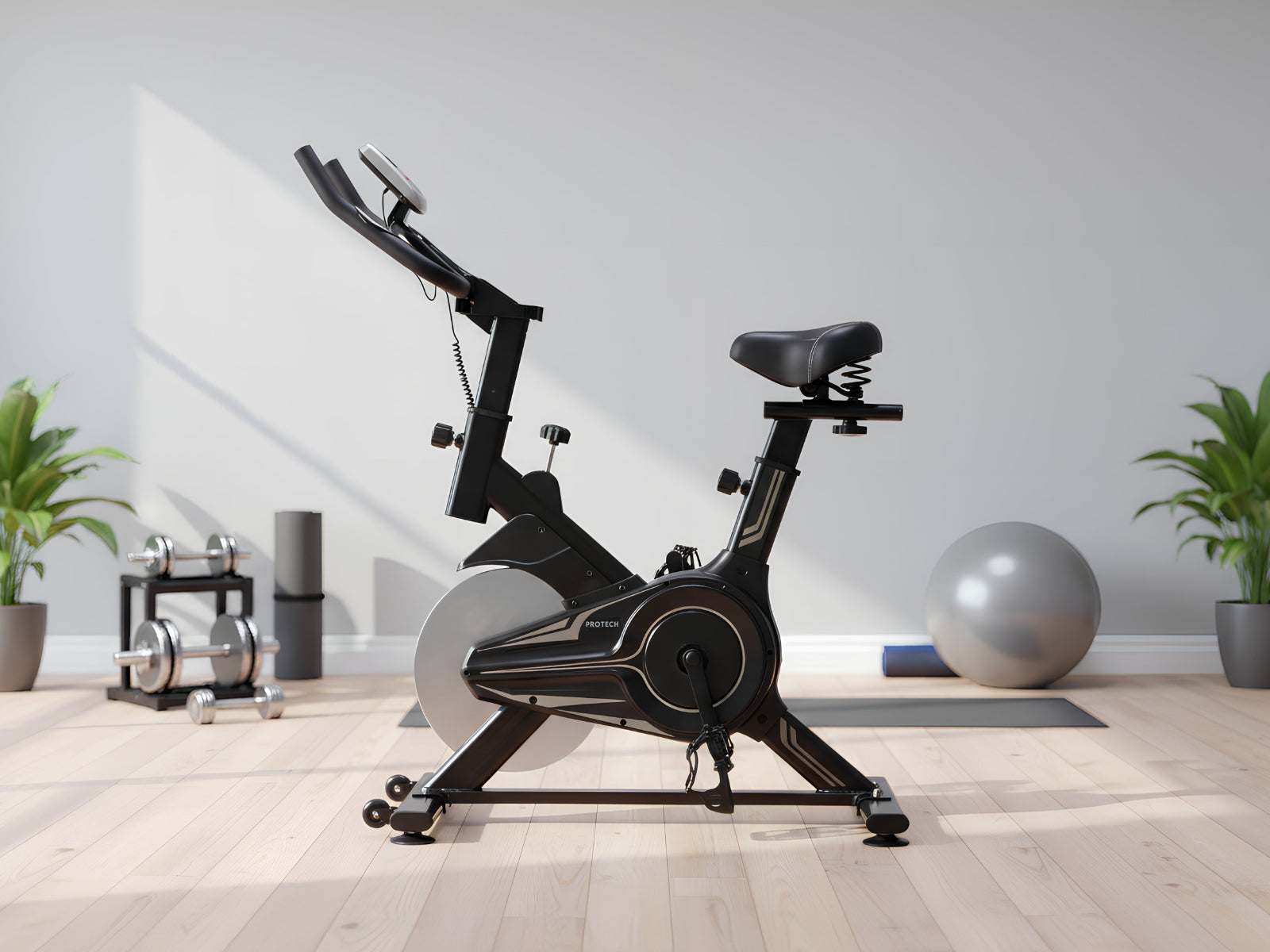 11kg Flywheel Exercise Spin Bike – Grey