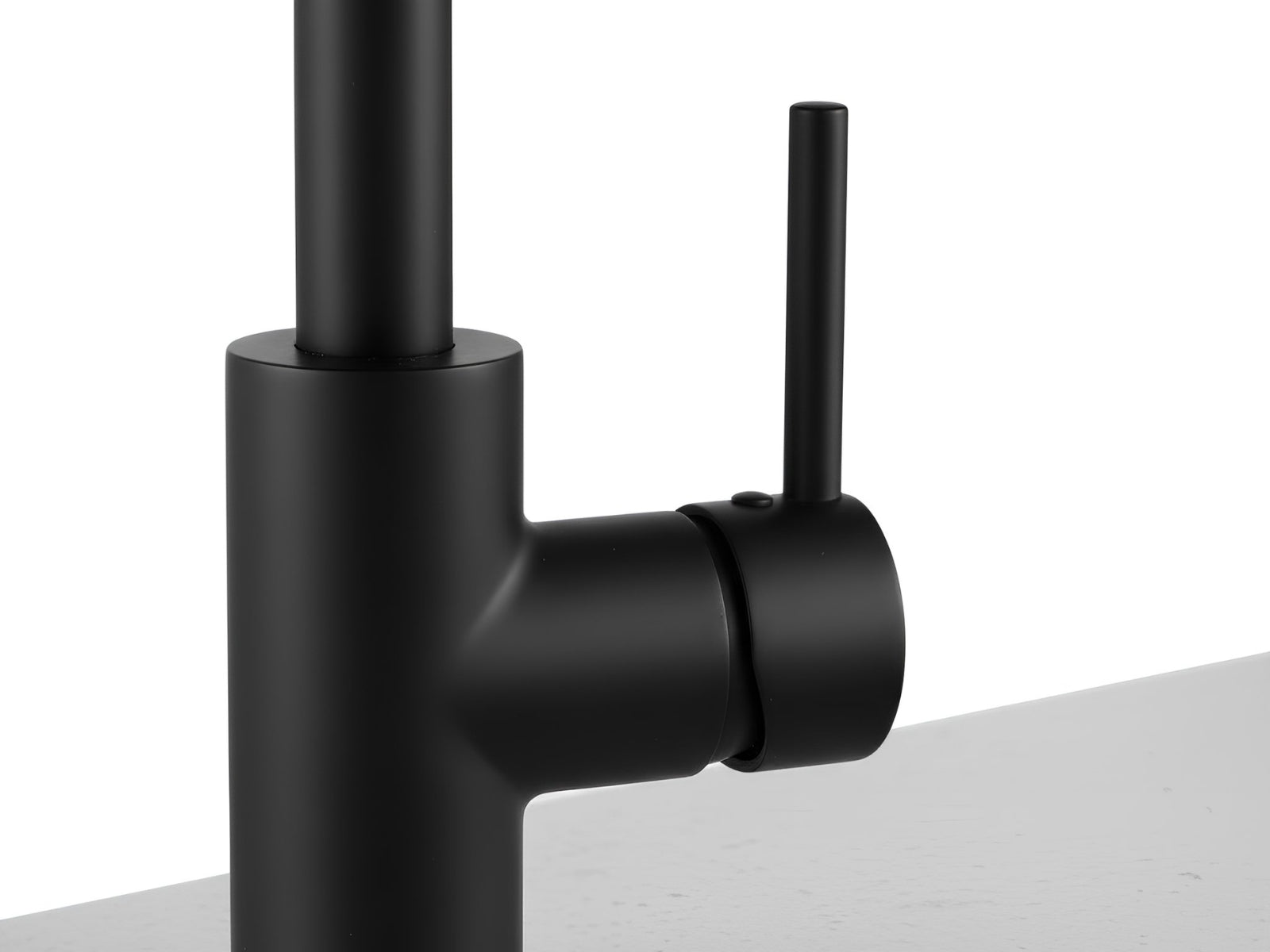 Black Kitchen Faucet - Square