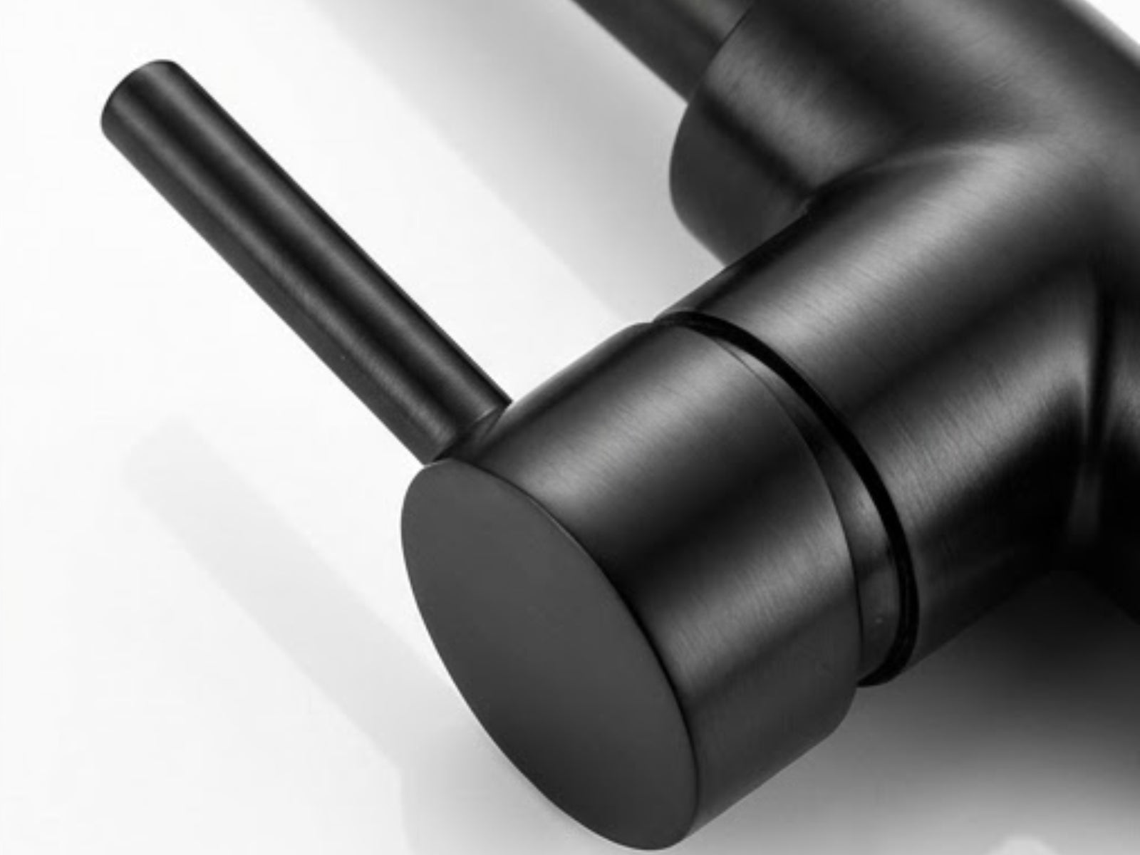 Black Kitchen Faucet - Square
