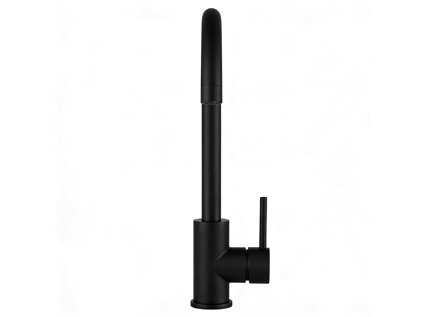 Black Kitchen Faucet - Gooseneck