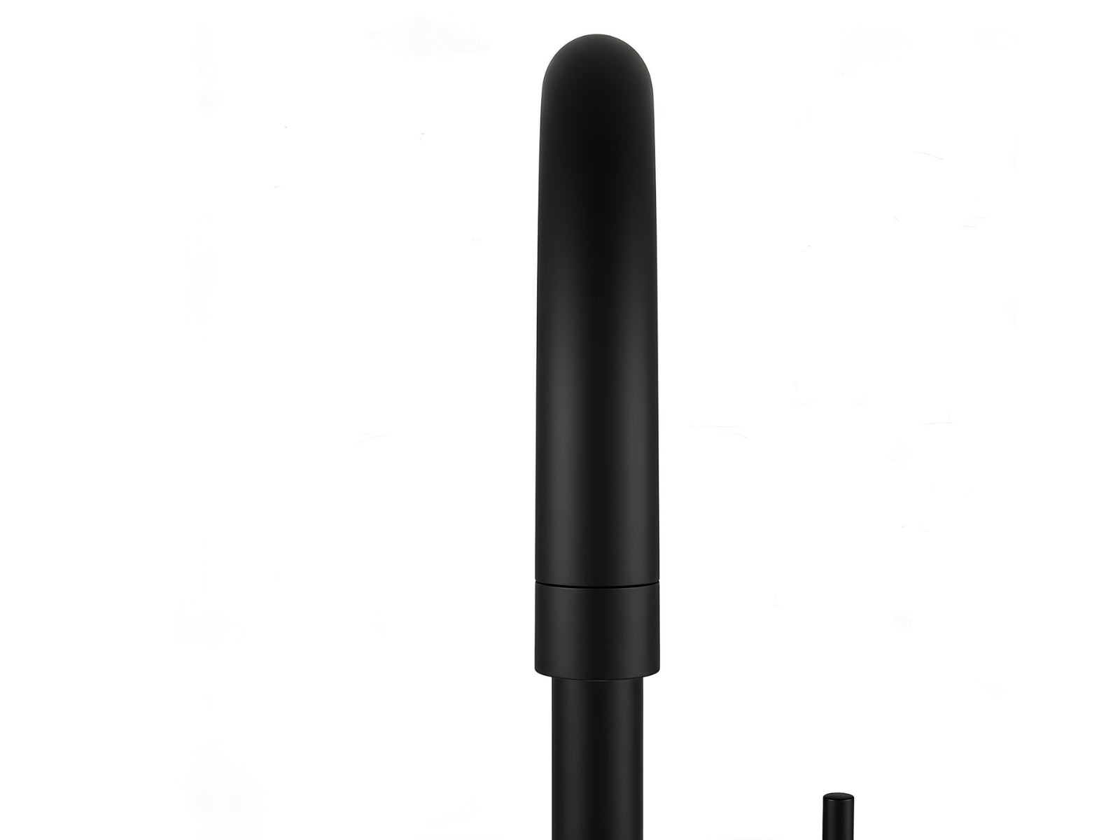 Black Kitchen Faucet - Gooseneck