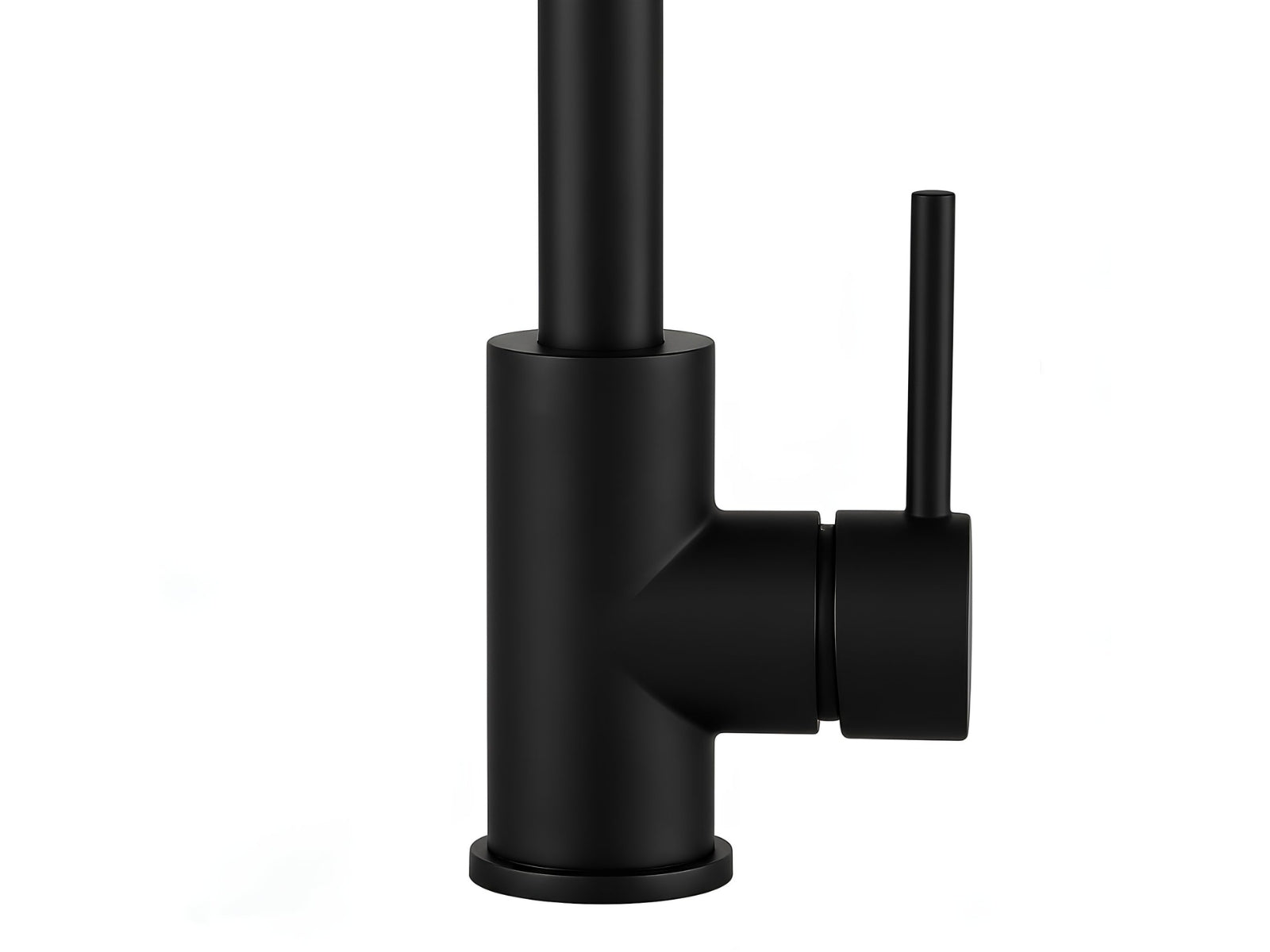 Black Kitchen Faucet - Gooseneck