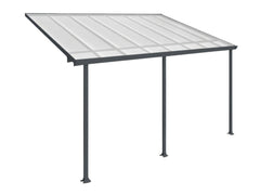 Aluminium Patio Canopy Grey - 10ft x 16ft