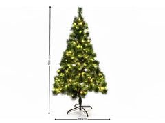 Christmas Tree with LED Lights - 6Ft/180 cm