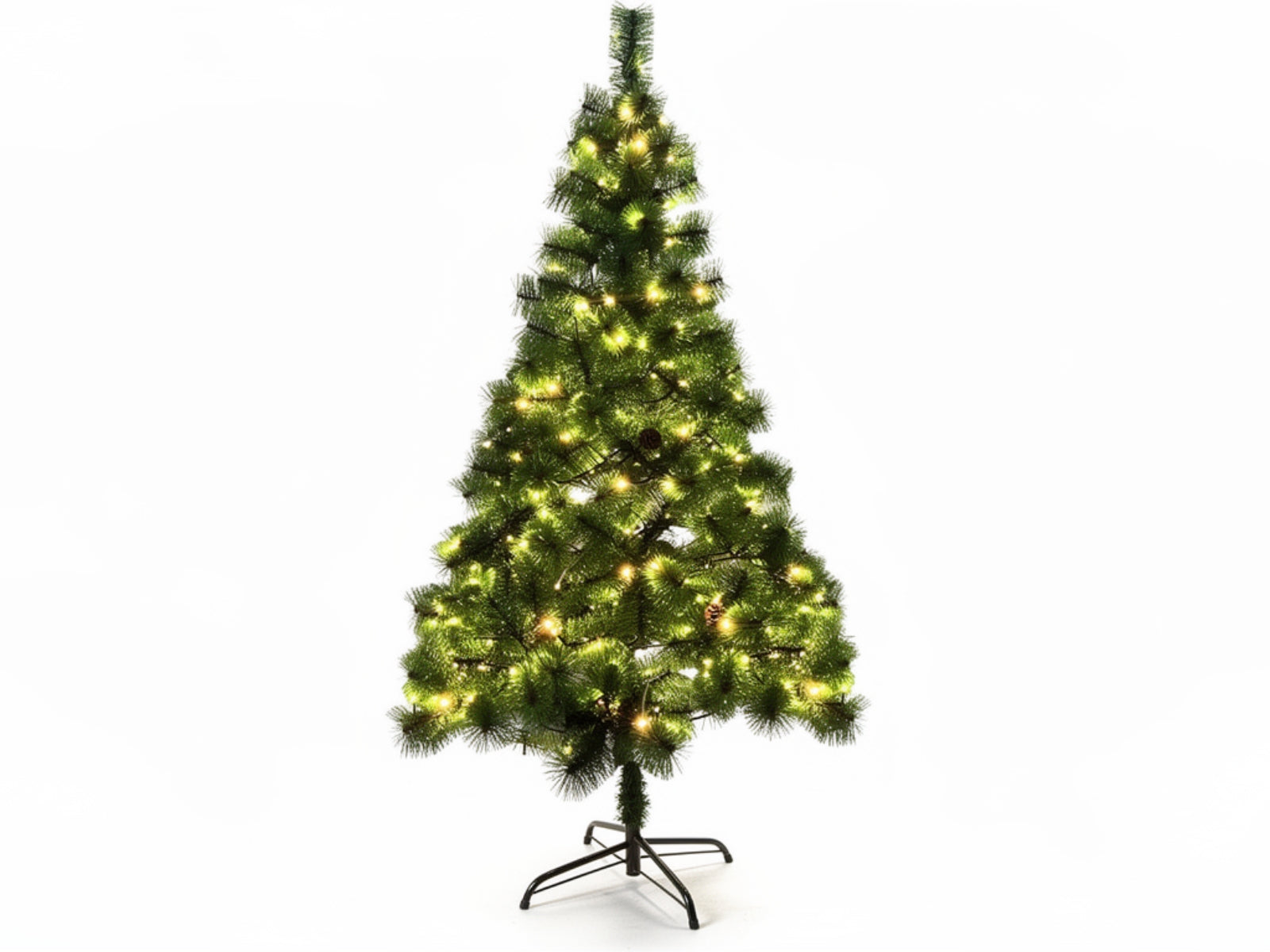 Christmas Tree with LED Lights - 6Ft/180 cm