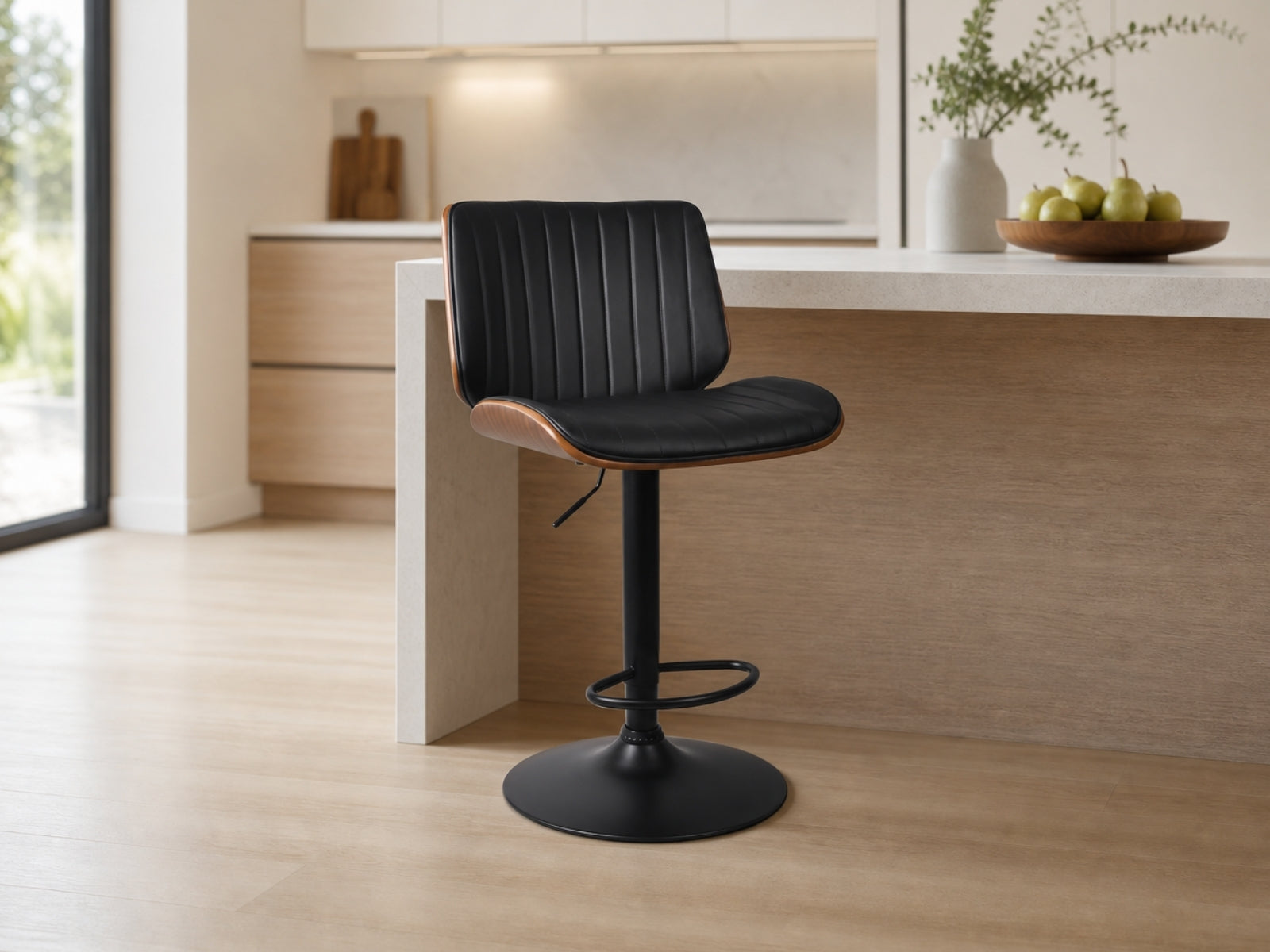 DS Barcelona Mid-Back Adjustable Bar Stool