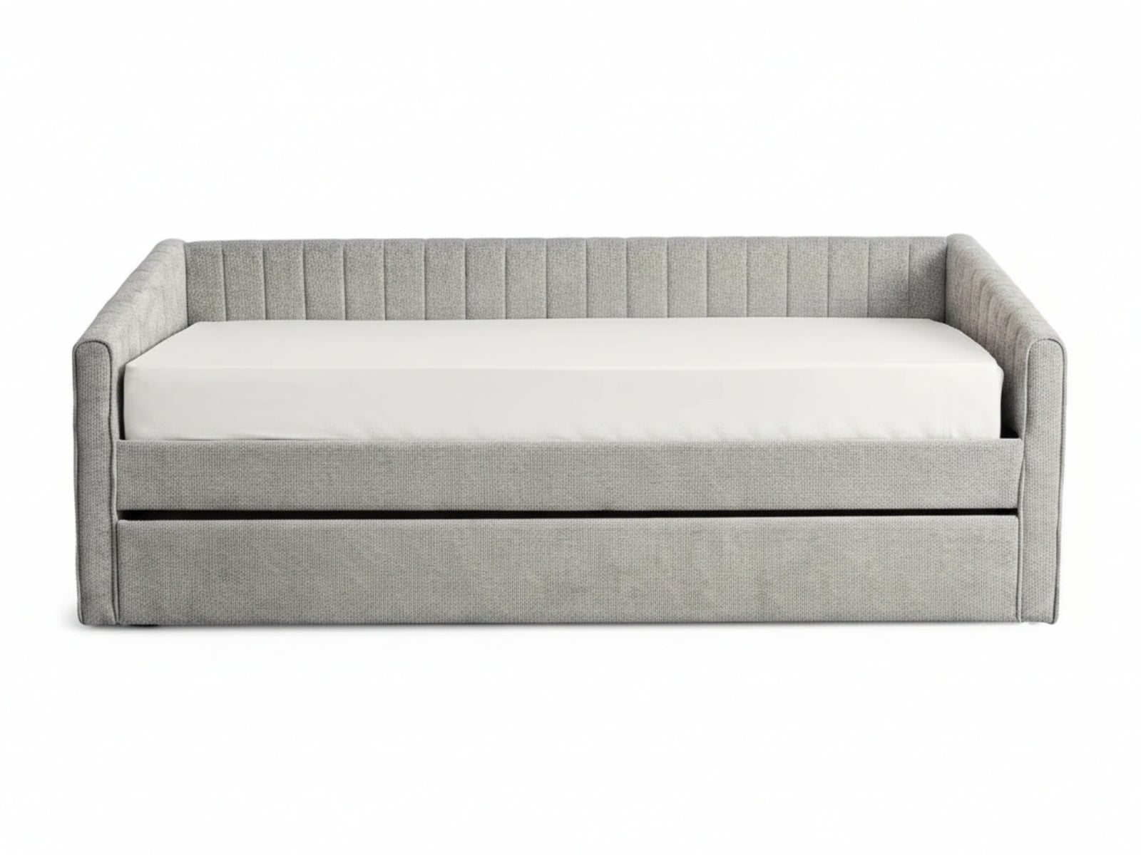 Ainsley Velvet Pull Out Day Bed - Grey