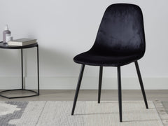 Axis Dining Chair with Fern Pattern - Set of 4