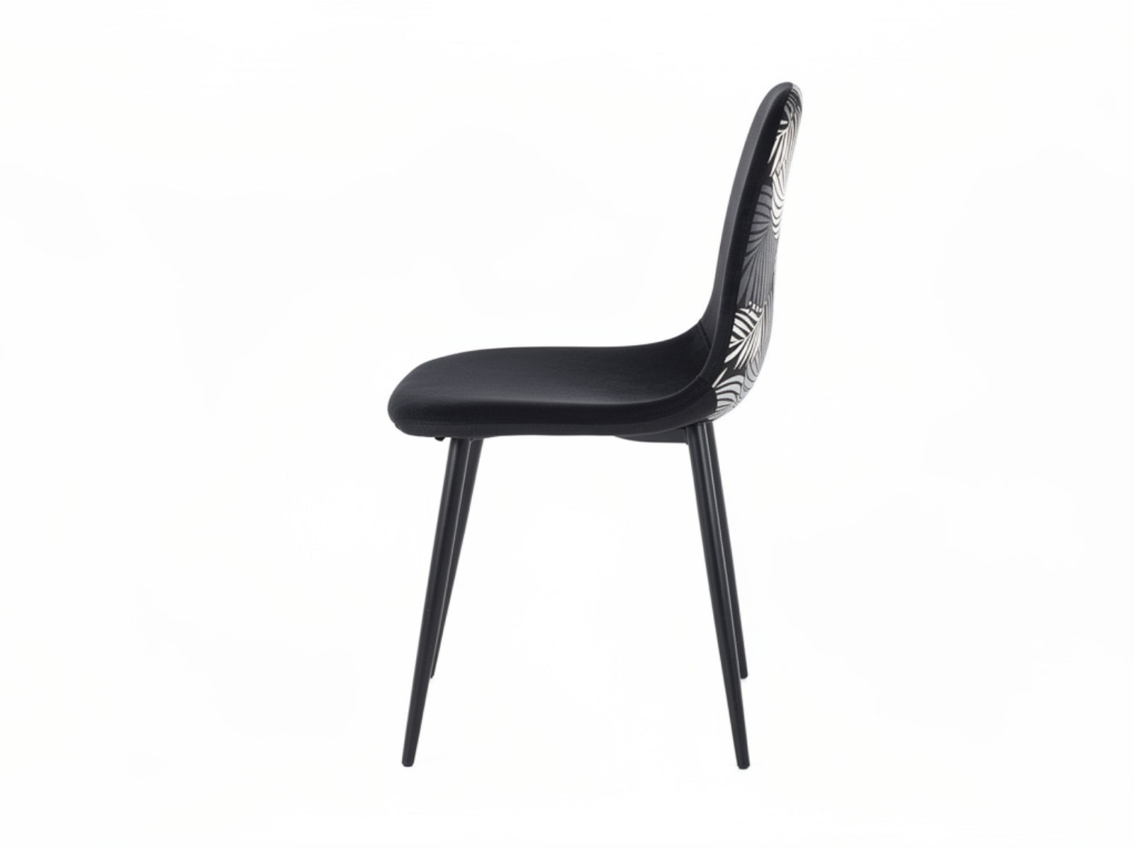 Axis Dining Chair with Fern Pattern - Set of 4