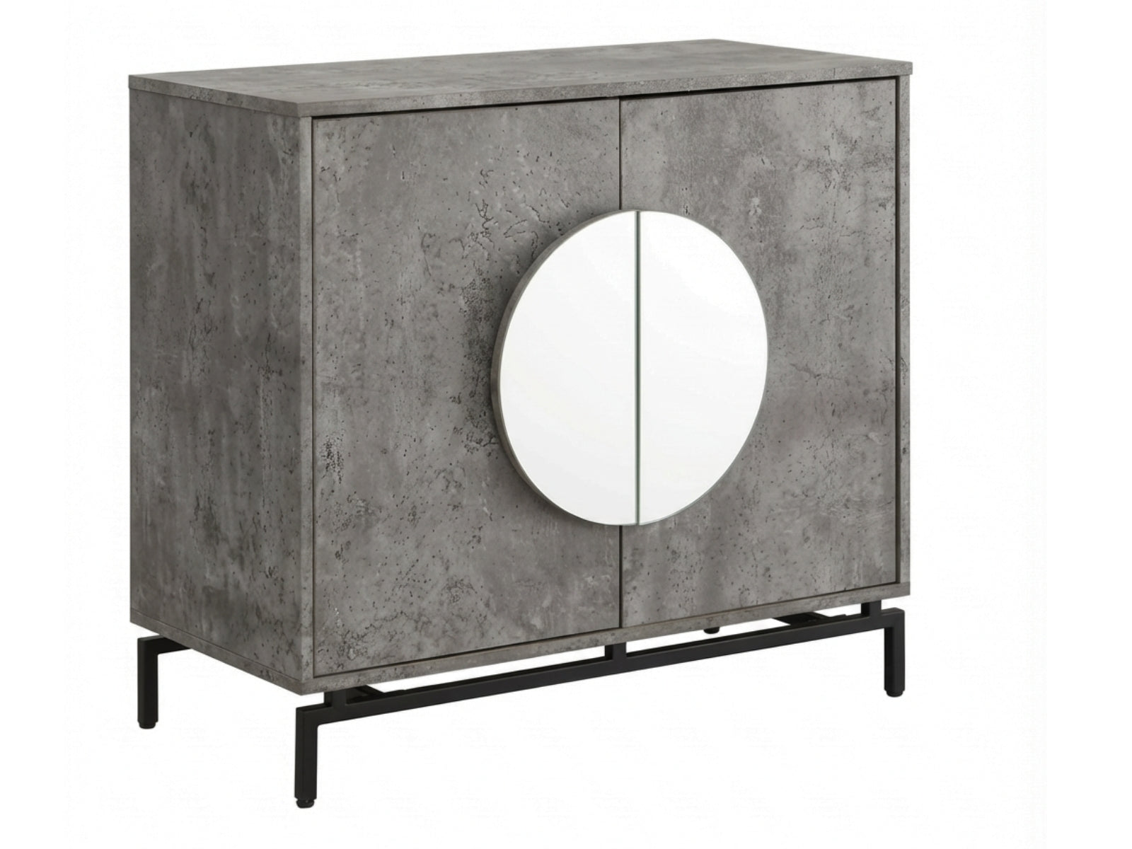 2-Door Wine Cabinet - Grey