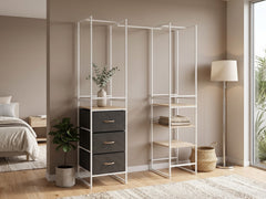 Delani Open Wardrobe Set