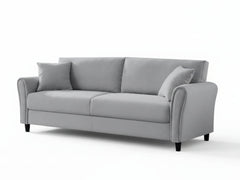 Cozza Linen Sofa - Light Grey