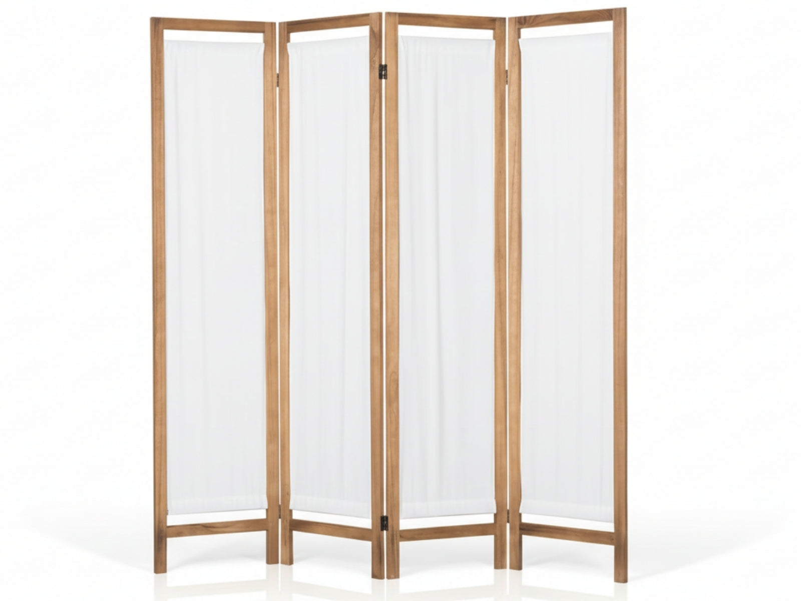 4-Panel Room Divider D S1 - Brown