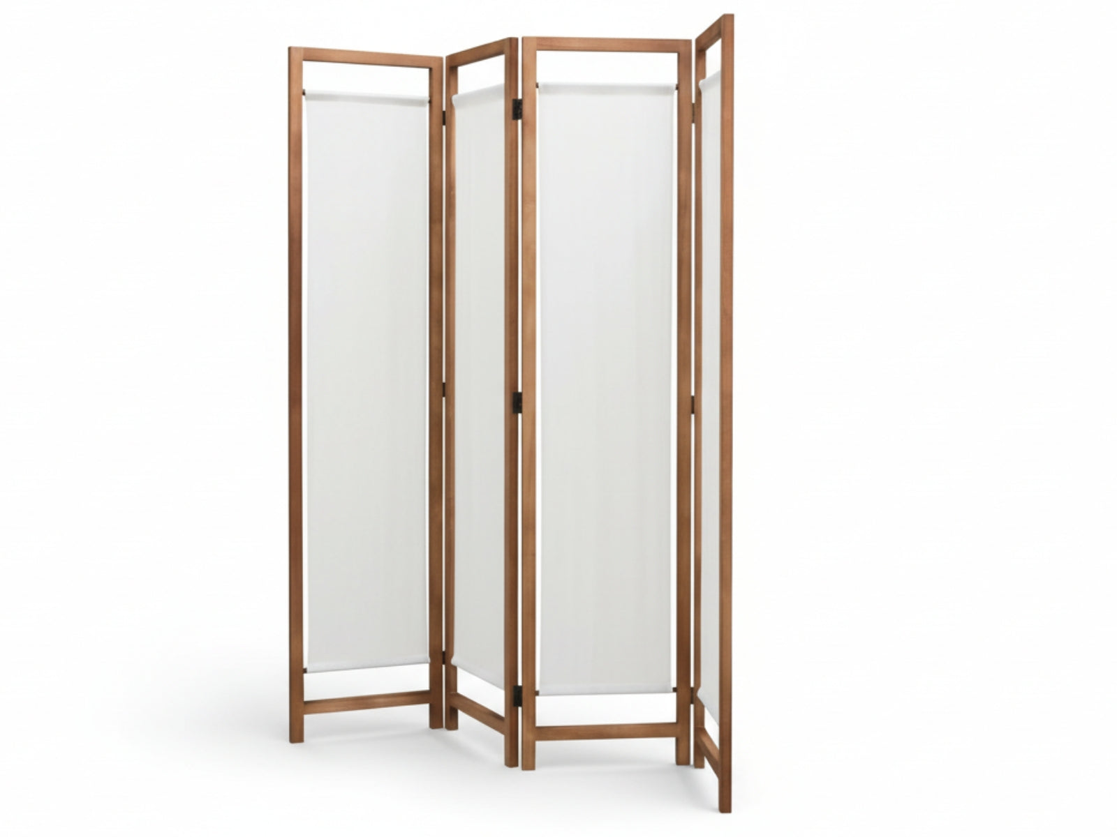 4-Panel Room Divider D S1 - Brown