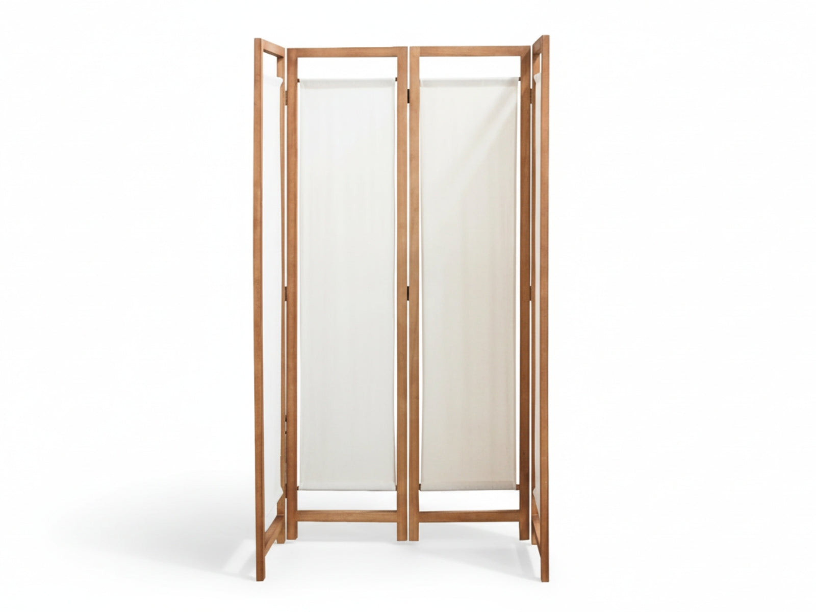4-Panel Room Divider D S1 - Brown