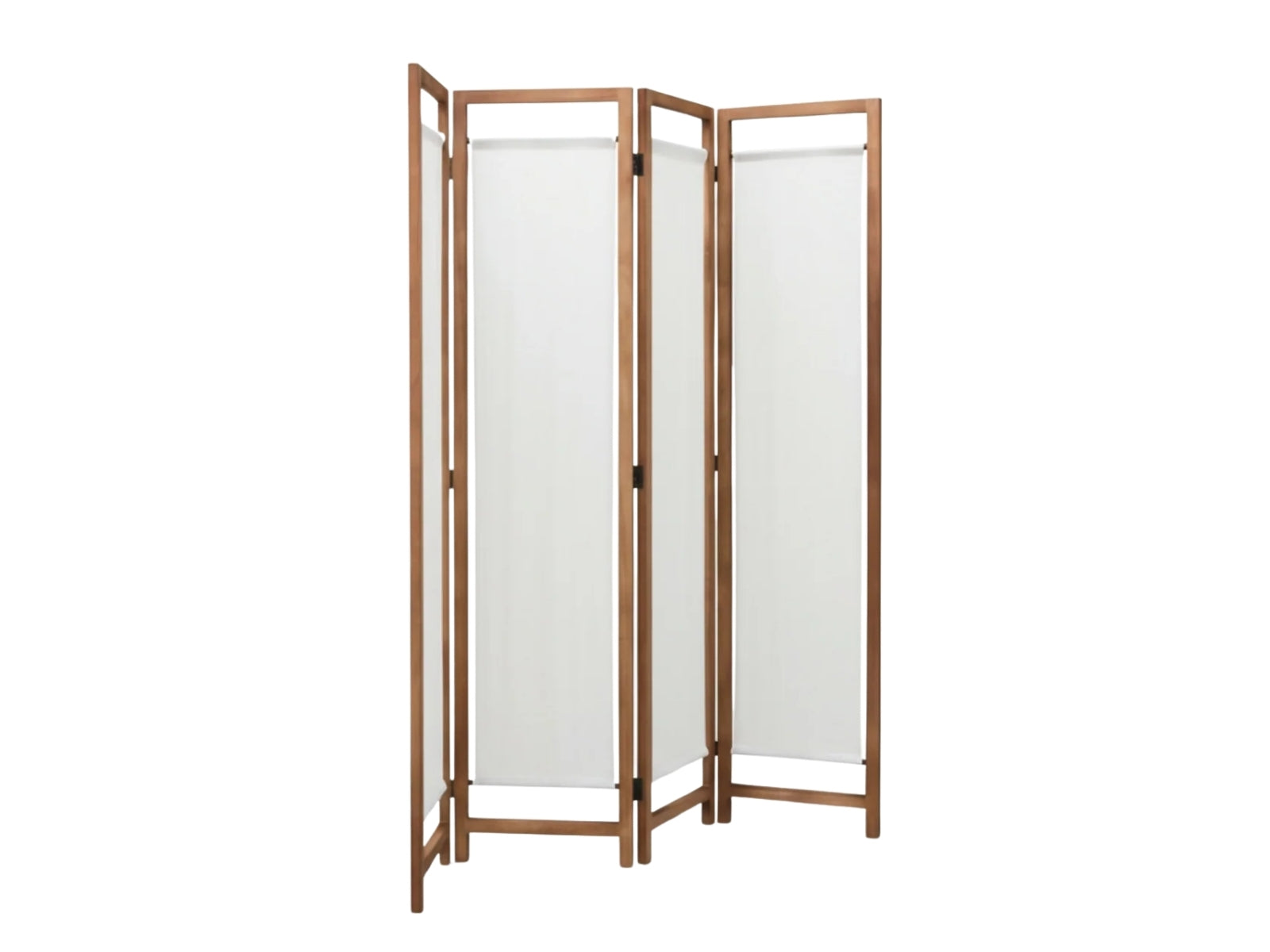 4-Panel Room Divider D S1 - Brown