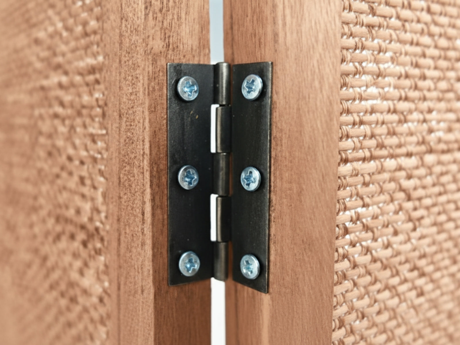 4-Panel Room Divider D S2 - Brown