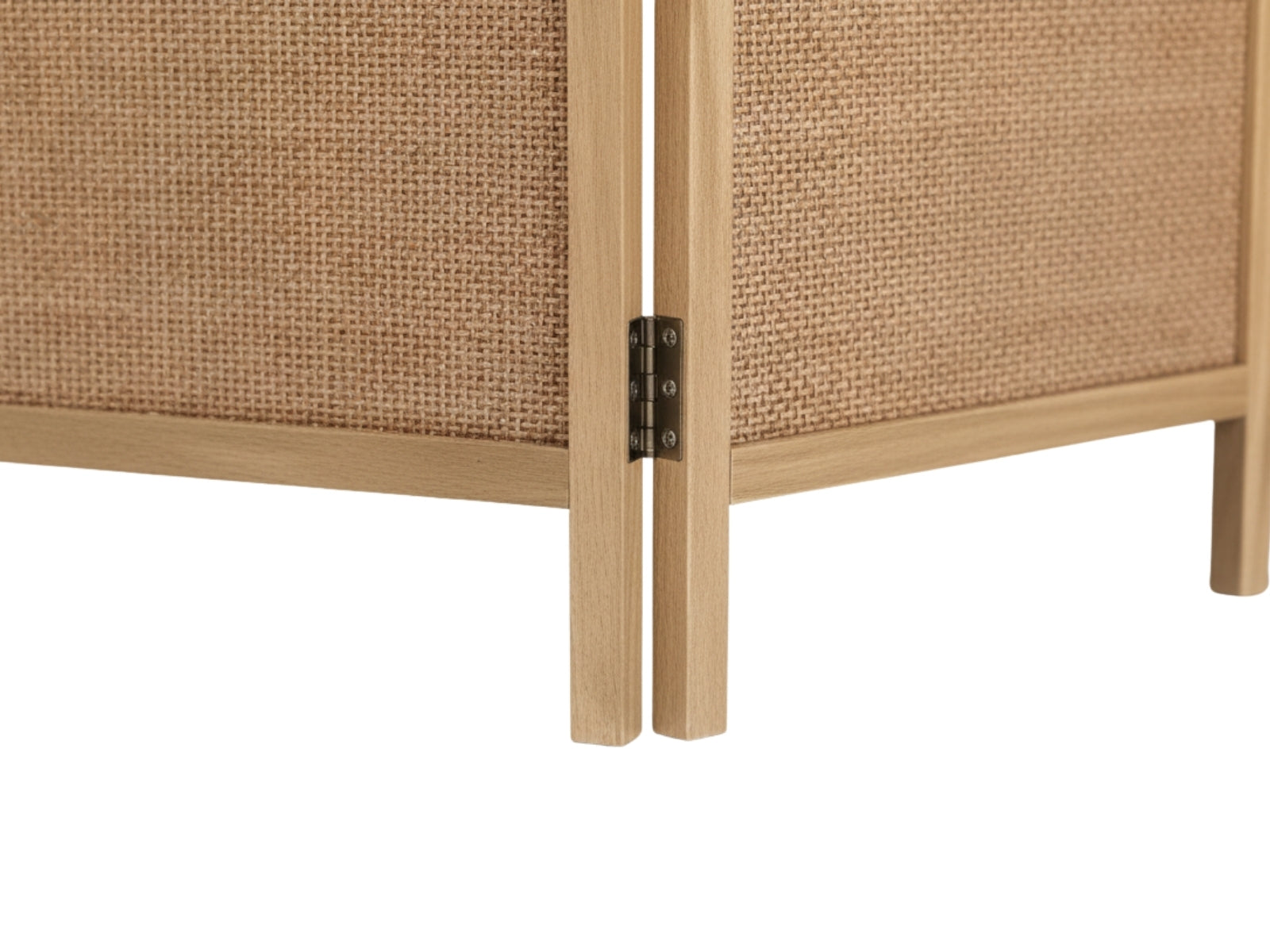 4-Panel Room Divider D S2 - Brown