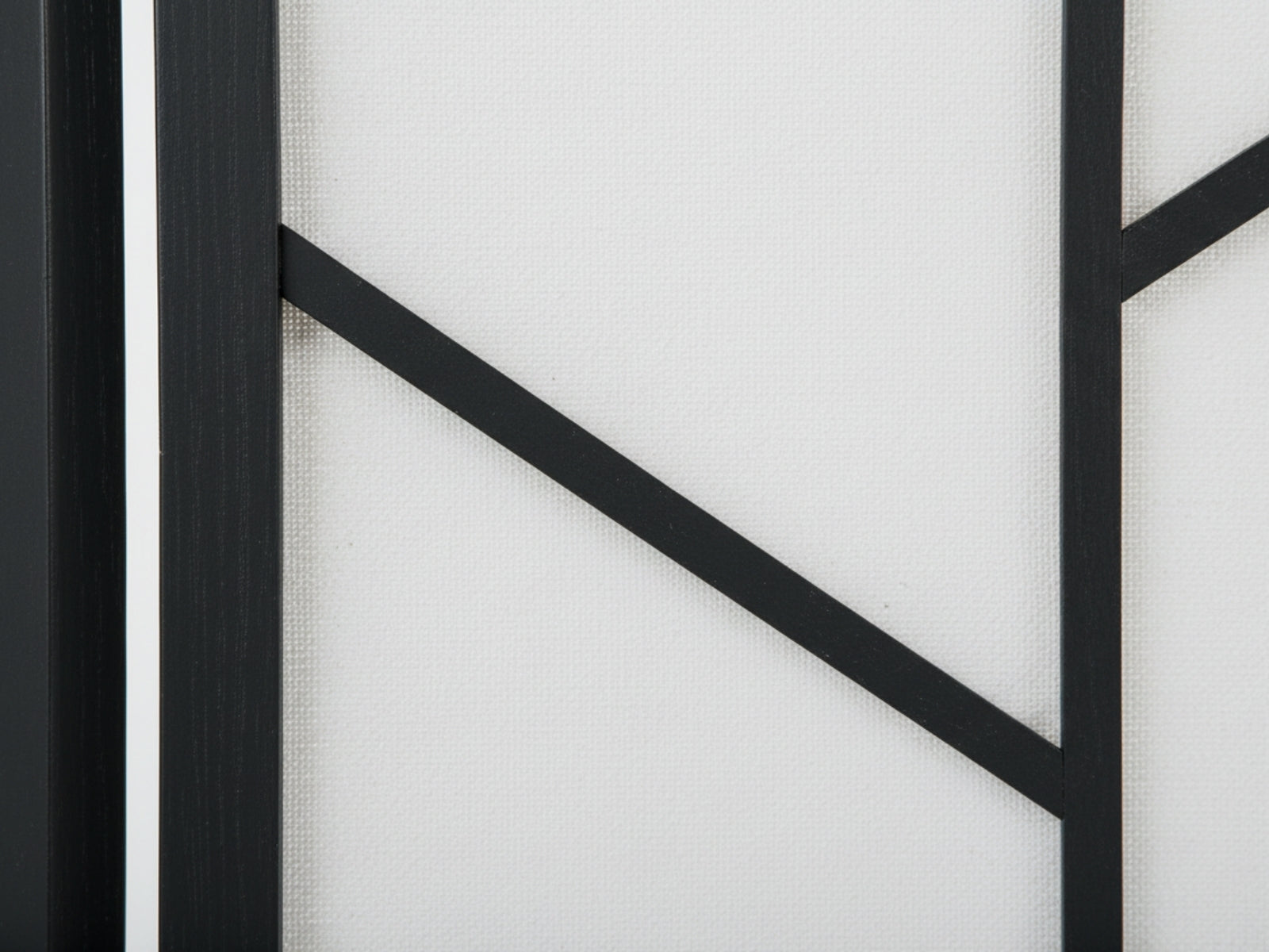4-Panel Room Divider D P1 - Black