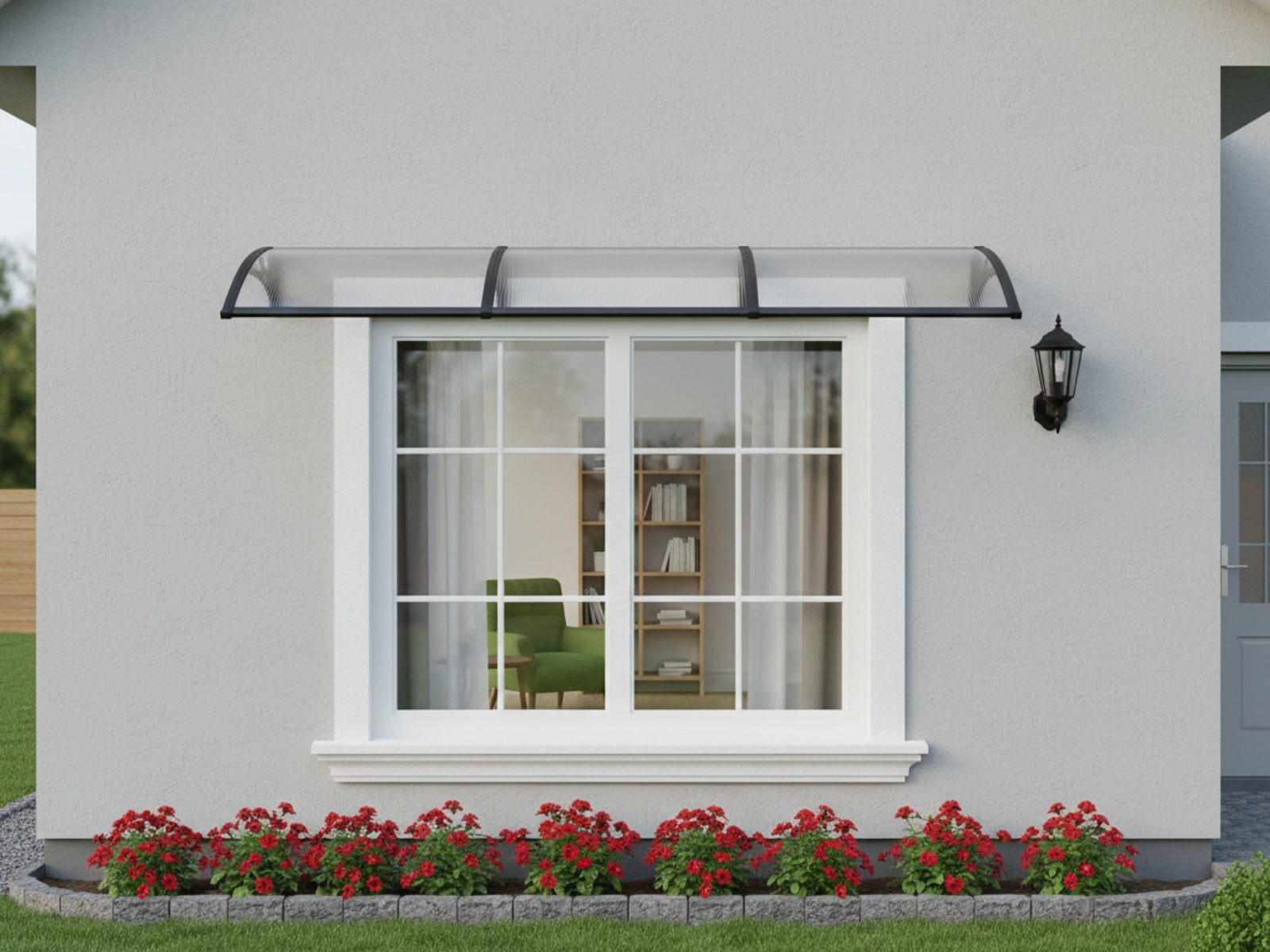 Clear Window Awning 100cm x 300cm