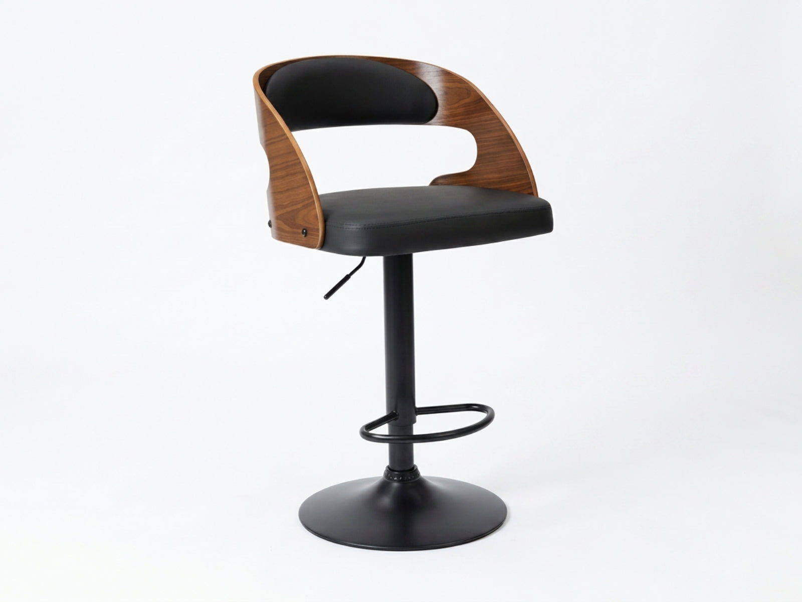 Bentwood Swivel Bar Stool