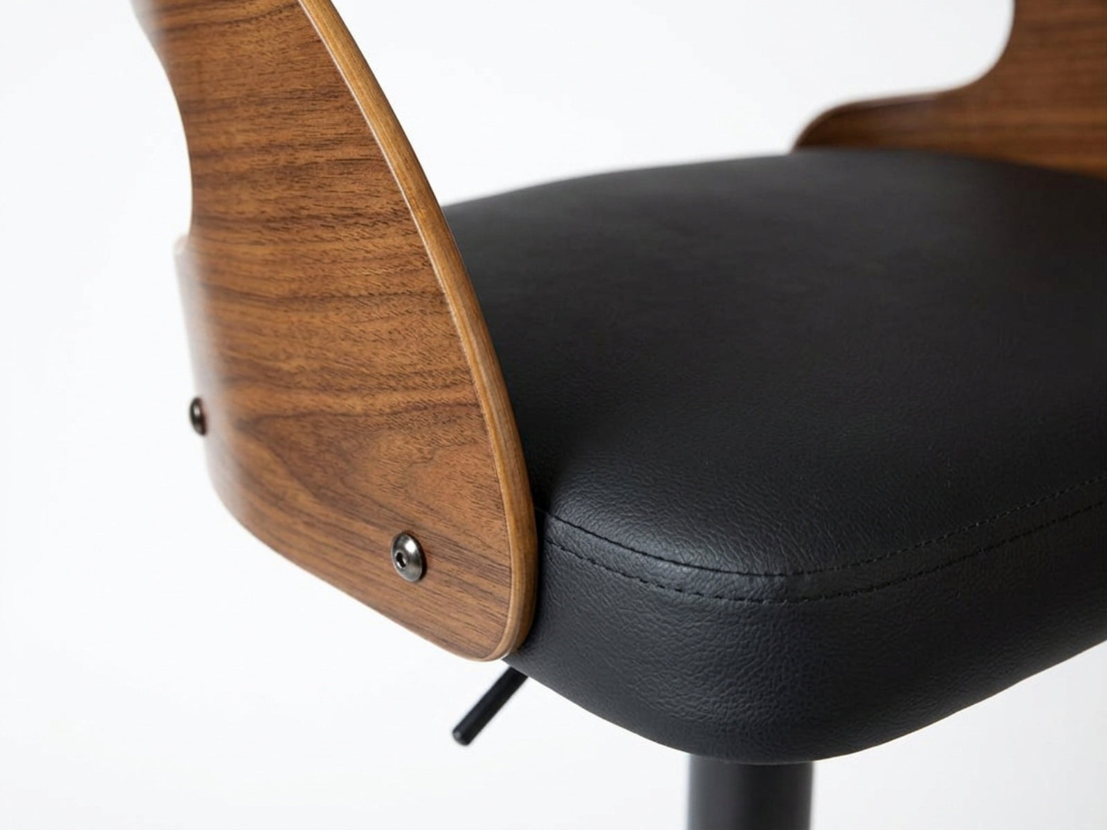 Bentwood Swivel Bar Stool