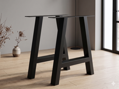 DS A-Shape Metal Table Legs - Set of 2