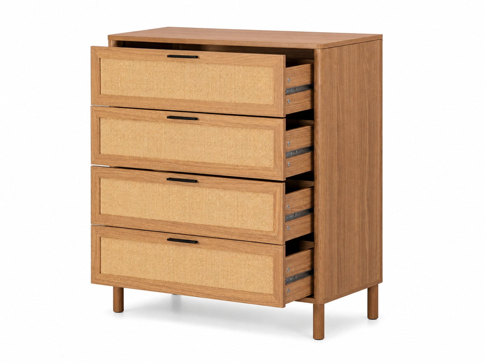 Cozy Oak Kids Bedroom Combo - 4 piece