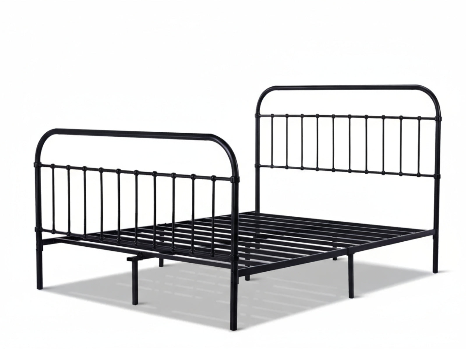 Darcy Metal Bed Frame Black & Xclusive X20 Mattress - King