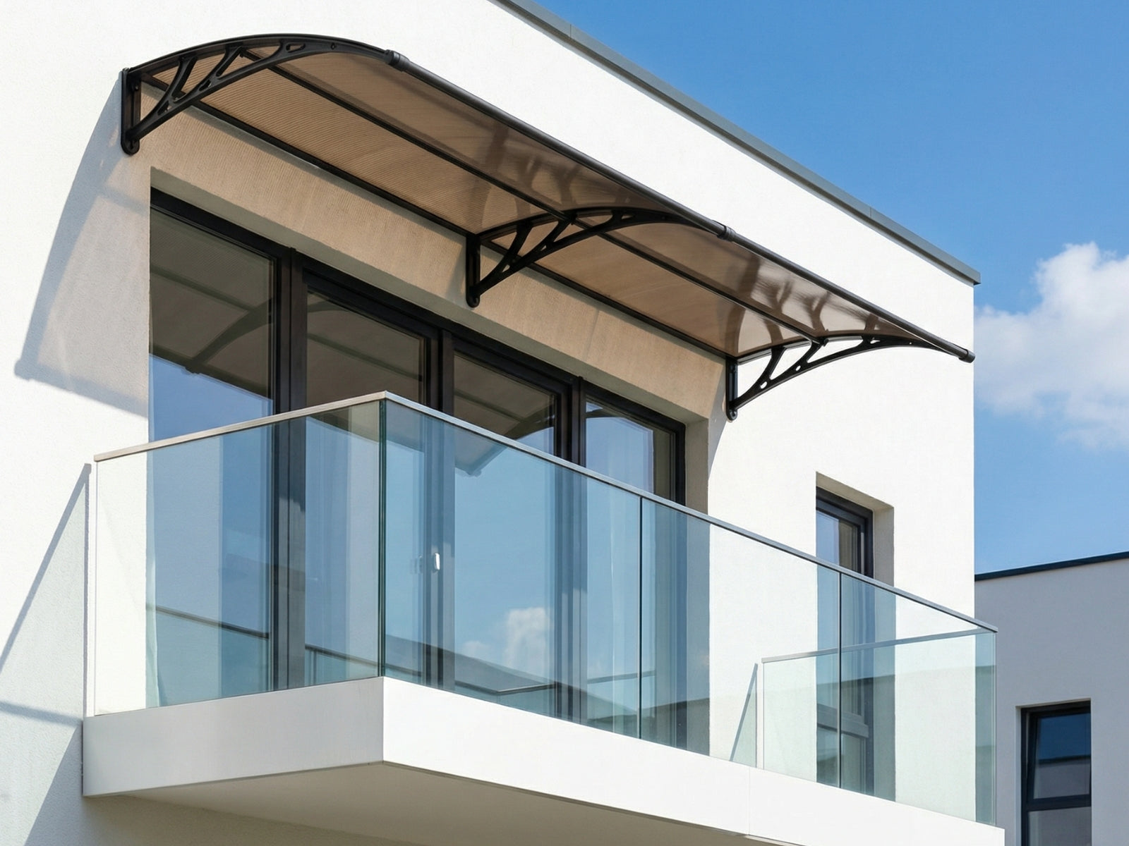 Brown Window Awning 100cm x 240cm