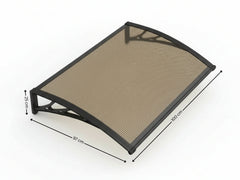Brown Window Awning 100cm x 100cm