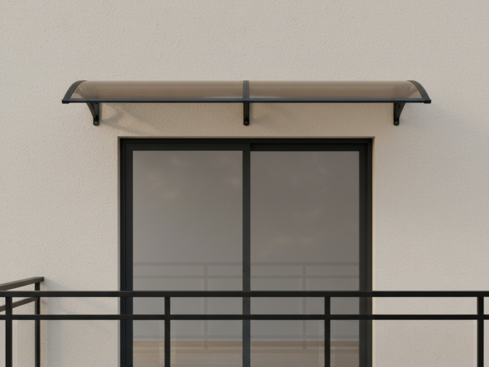 Brown Window Awning 100cm x 200cm