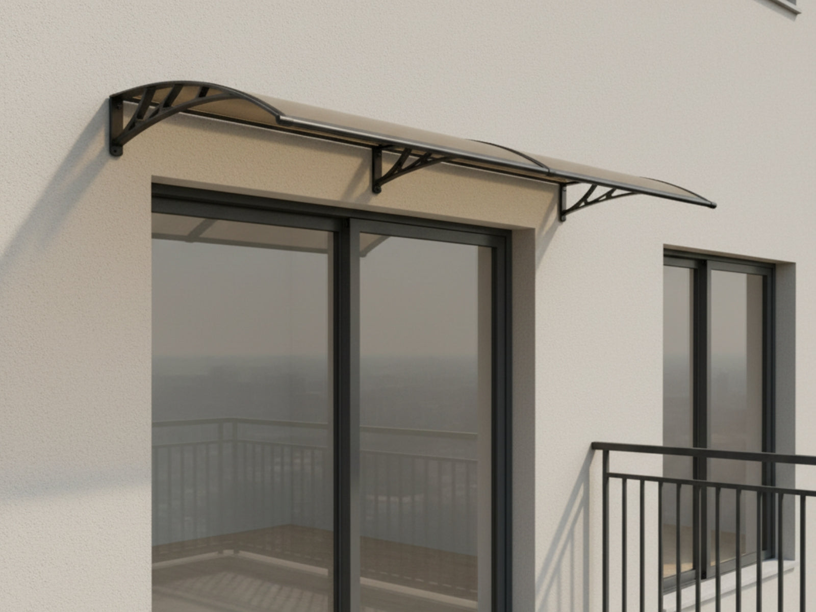 Brown Window Awning 100cm x 200cm
