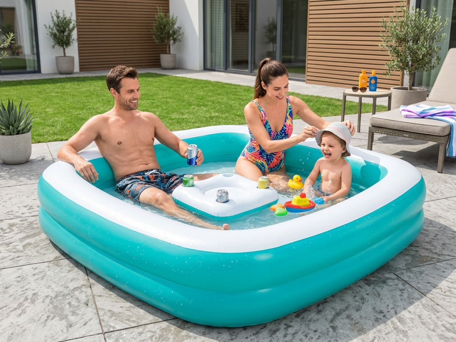 Bestway Sippin' Summer Family Pool 54446