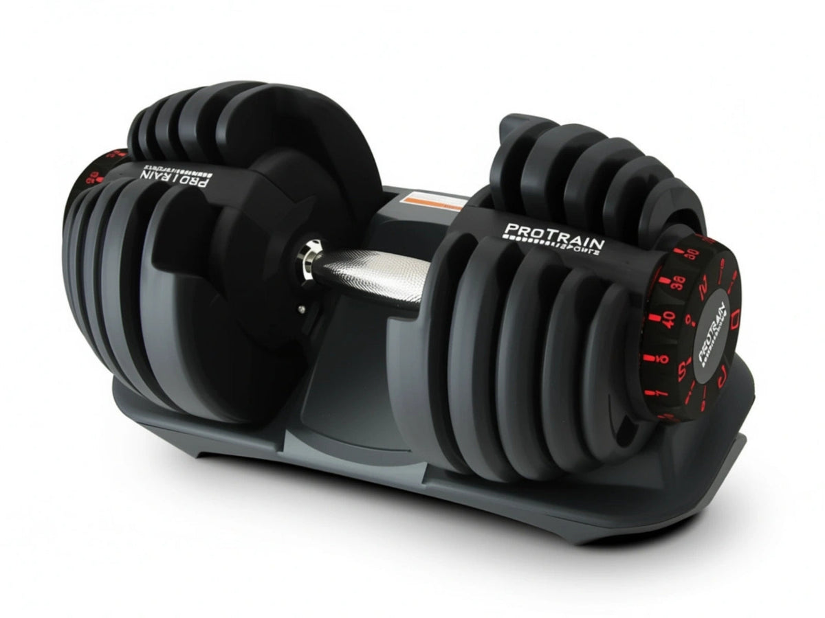 Adjustable Dumbbell Black - 40 kg