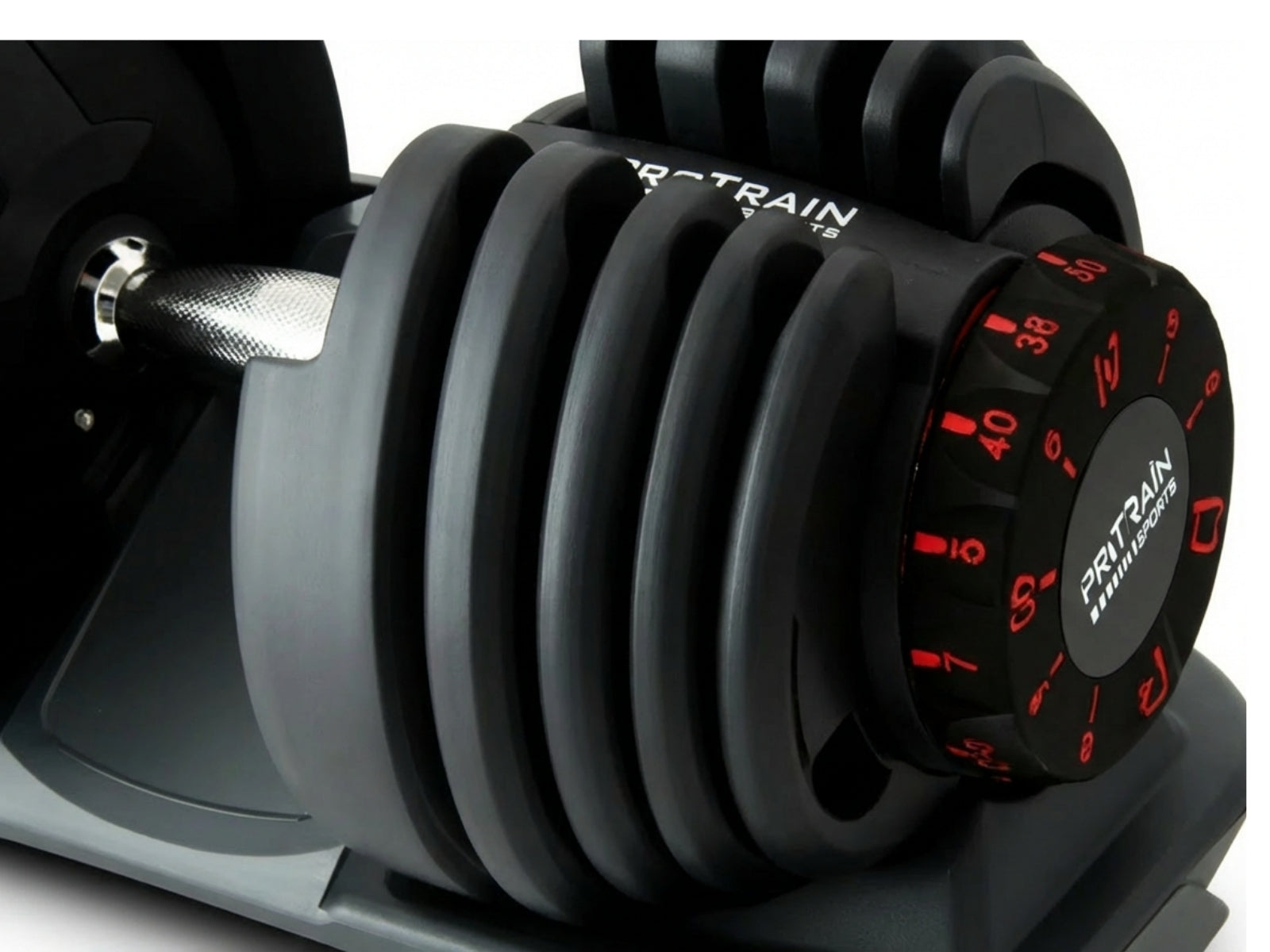 Adjustable Dumbbell Black - 40 kg