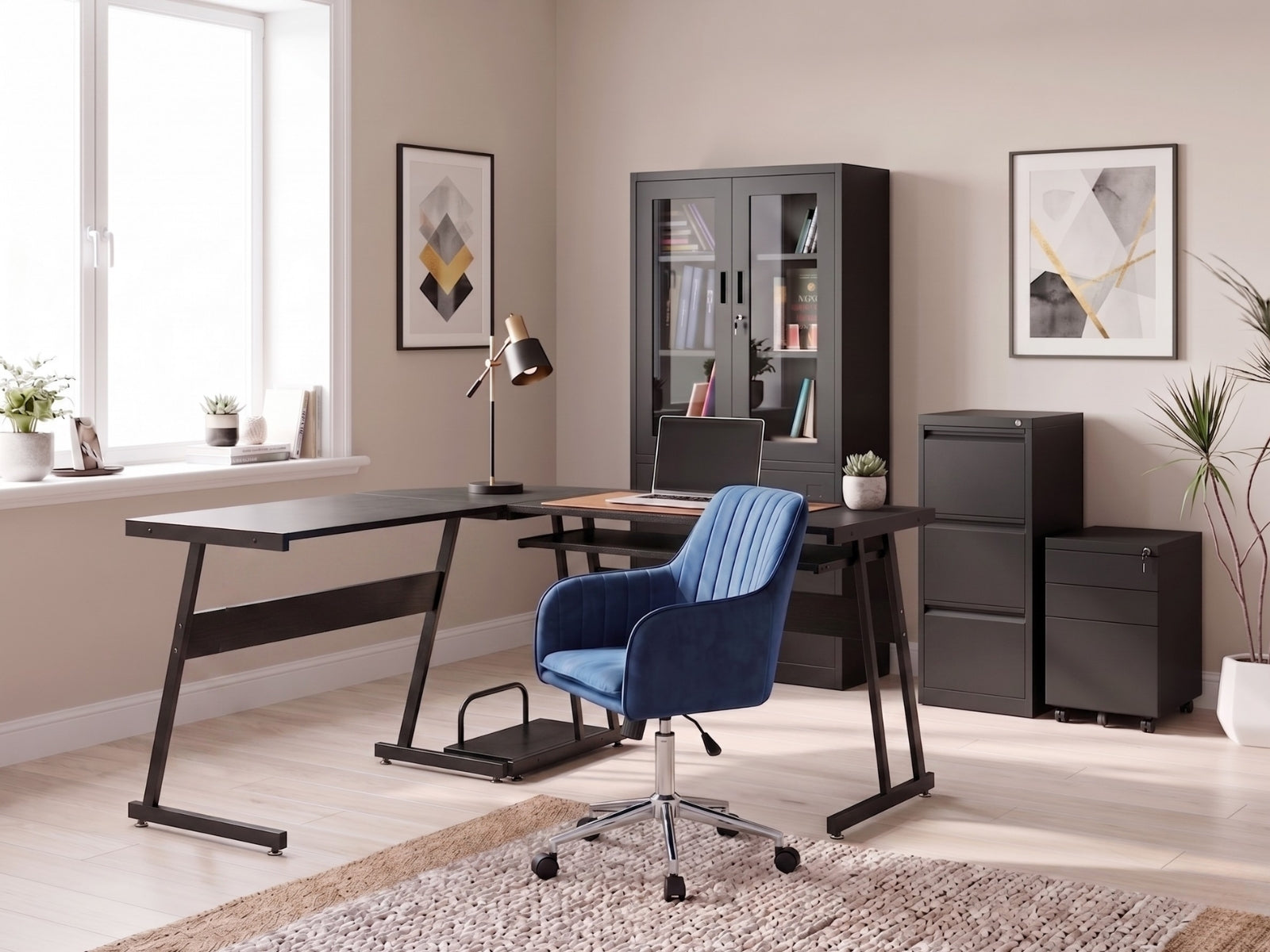 Complete Study Room Combo - 5 Piece