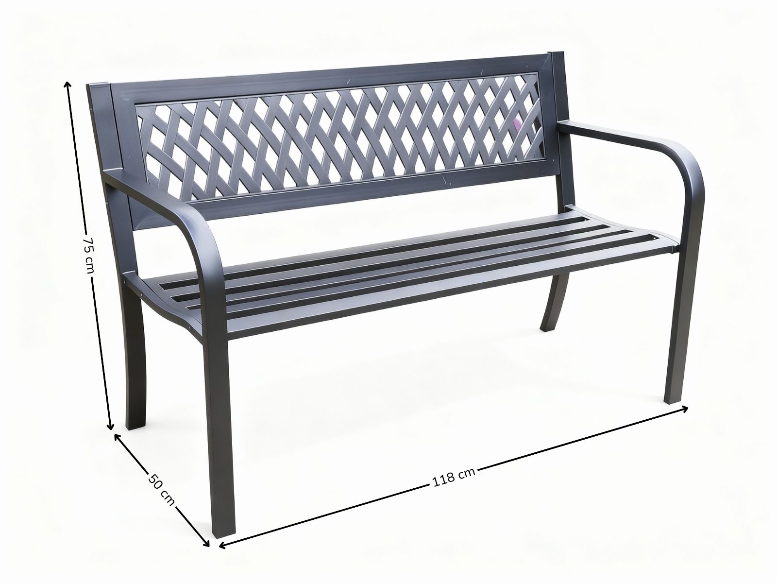 Arteferro Garden Bench A2 - Black