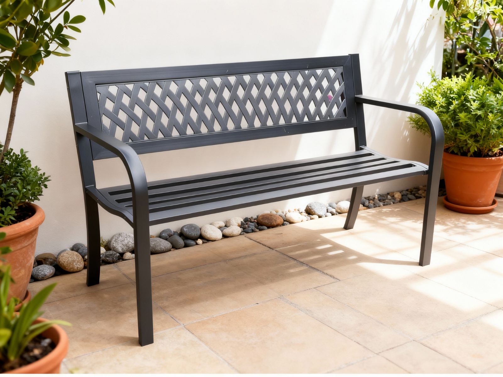 Arteferro Garden Bench A2 - Black