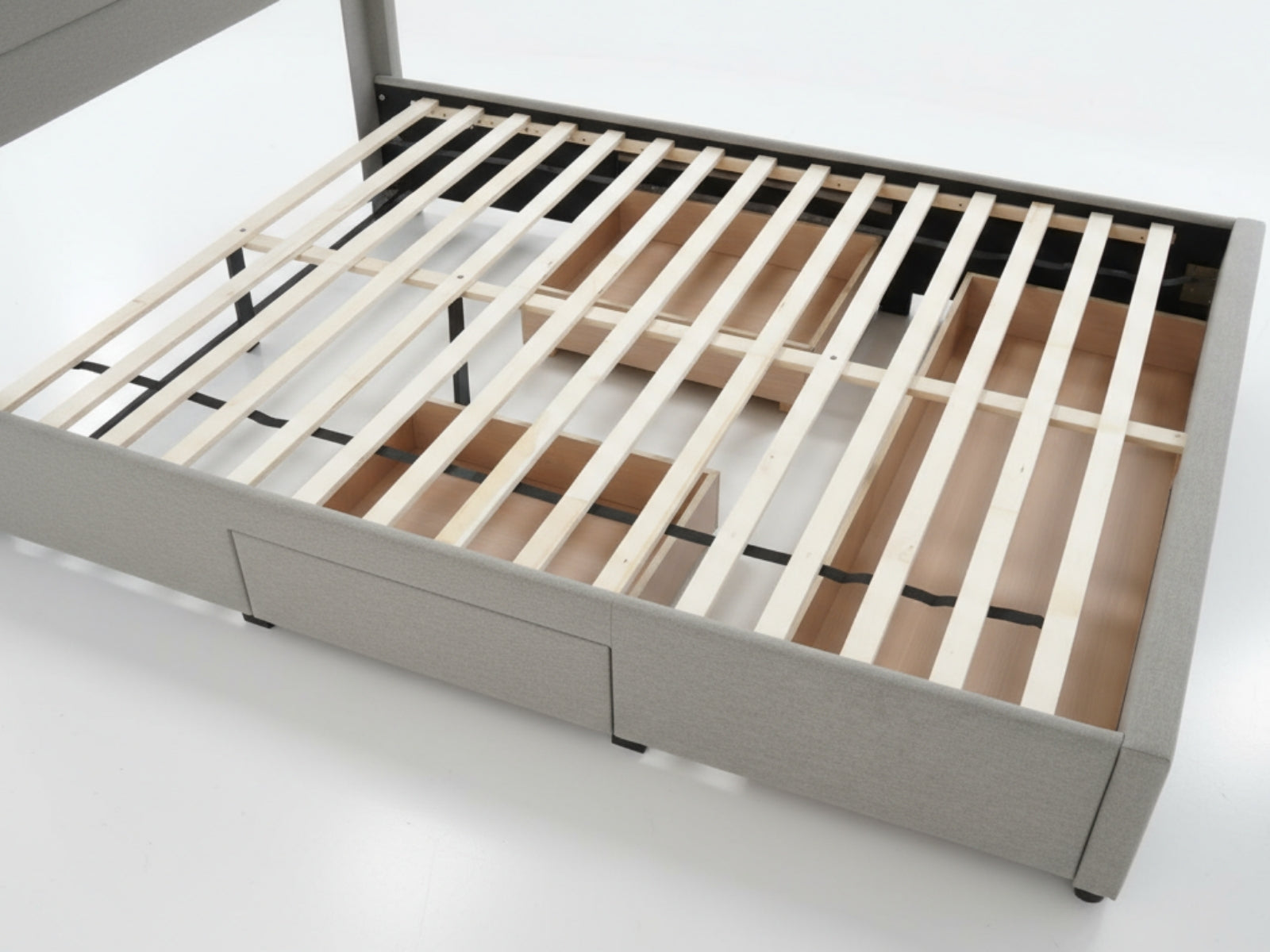 Coronado-A Bed Frame With Drawers - Double