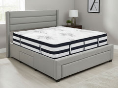 Coronado-A Bed Frame With Drawers & Euro Top Mattress K34 - Double